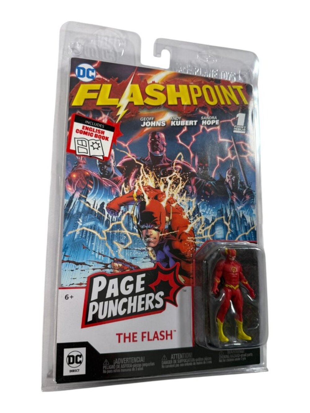 McFarlane Toys DC Page Punchers The Flash (Flashpoint #1) 3" Set